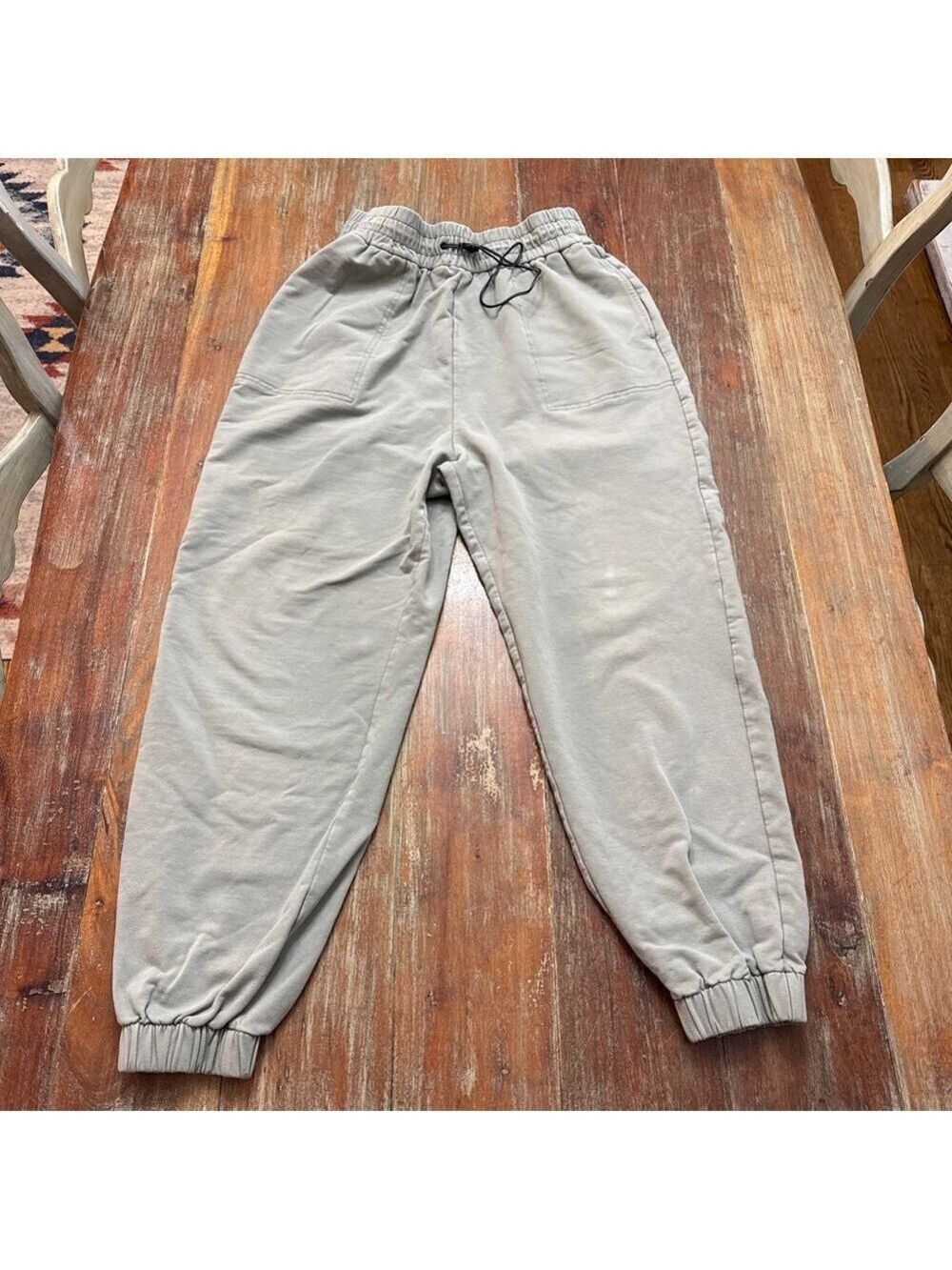 Varley Nevada Sweatpants Small Desert Sage Green Cotton Blend Jogger